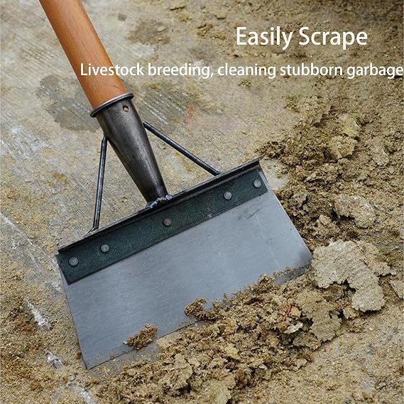Stainless Steel Cleaning Shovel for Weeds and Moss, Multifunctional Cleaning Shovel, 8-12 Garden Cleaning Steel Flat Shovel, Farm Weeding Planting Shovel, Flat Shovel for Landscaping (7.9IN/20CM)