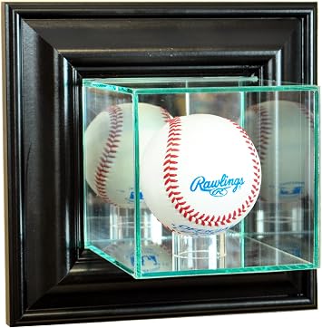 MLB Wall Mounted Baseball Glass Display Case
