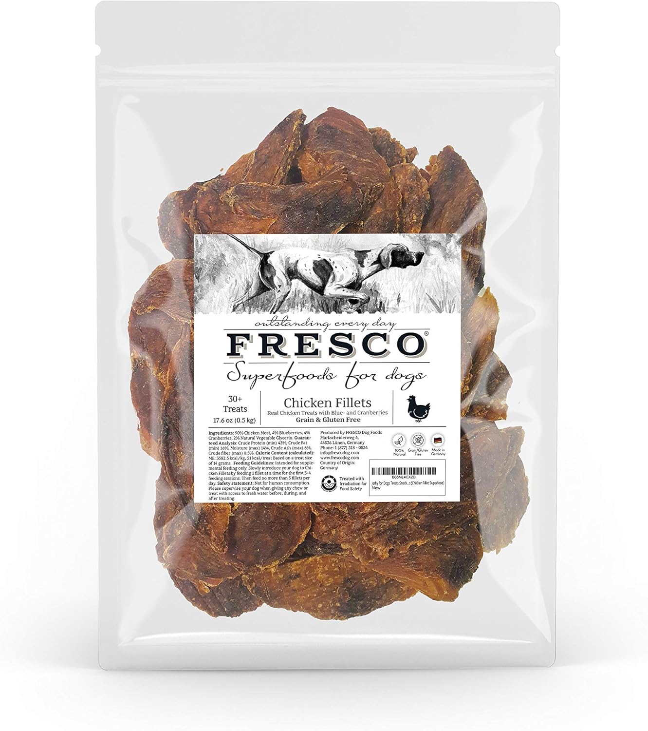 Fresco Jerky for Dogs Treats Snacks All Natural Limited
