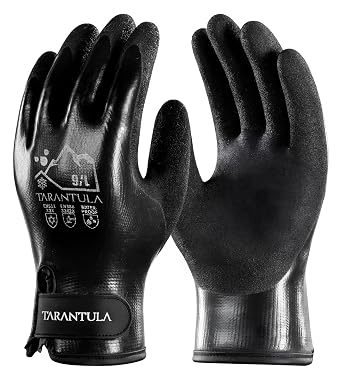 Tarantula 100% Waterproof Winter Work Gloves for Men & Women