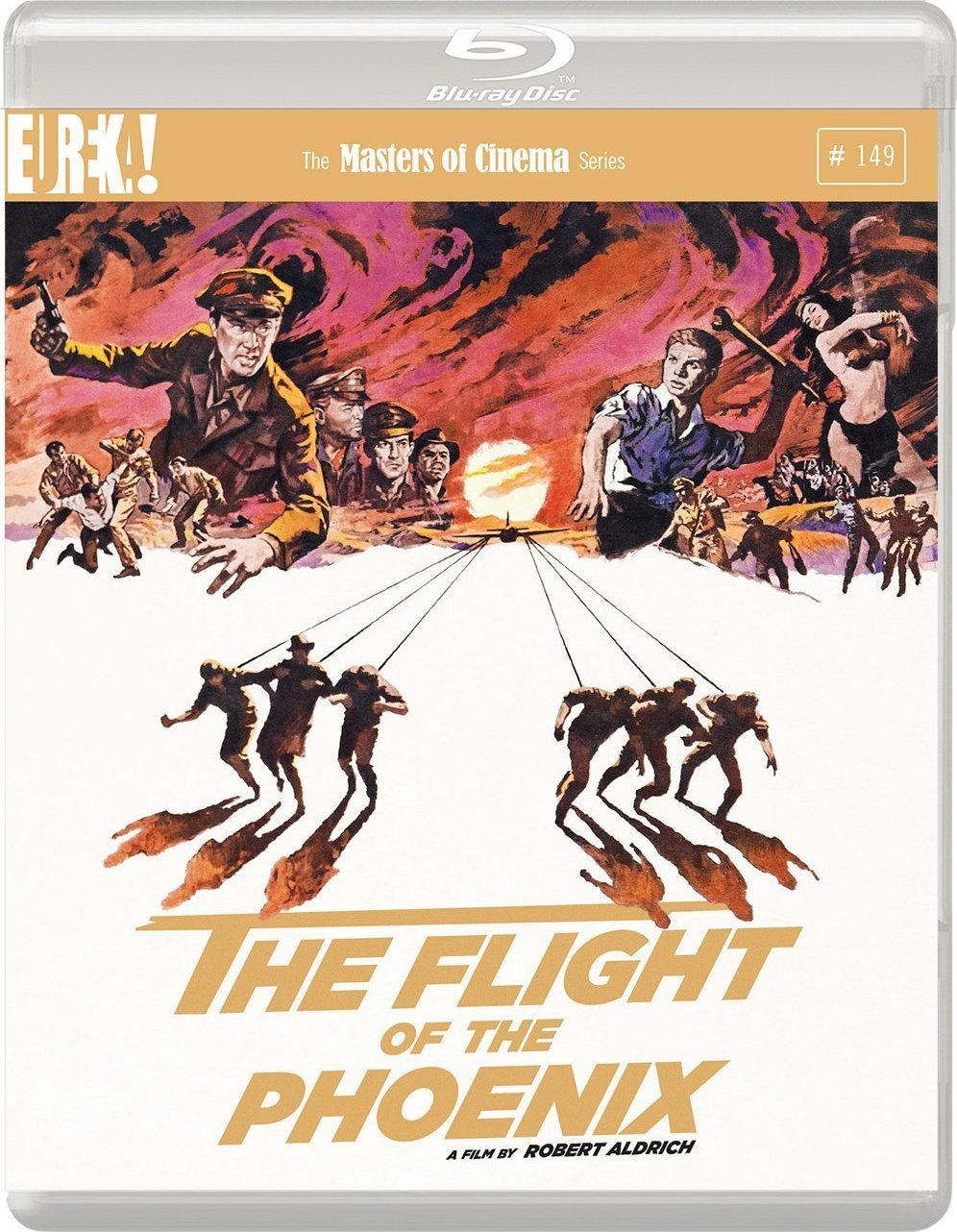 The Flight of the Phoenix - Masters of Cinema (Uncut) [Blu-ray] (1965) | Imported from UK | Region B Locked | Eureka Entertainment | 142 min | Adventure Drama | Director: Robert Aldrich | Starring: James Stewart, Richard Attenborough, Peter Finch