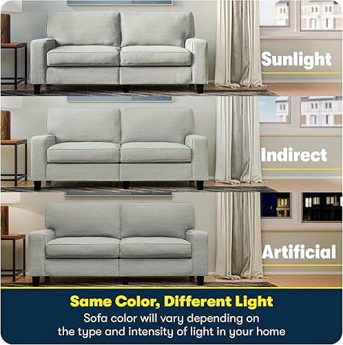 Miniatura 57 de Serta Palisades Sofás Tapizados para Sala, Sofá de Diseño Moderno, Tela, gris (Glacial Gray) gris (Glacial Gray),Beige,Marrón,Alforfón Beige,Marrón