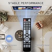 Vista 6 de Mando a distancia para Element TV Remote Repalcement