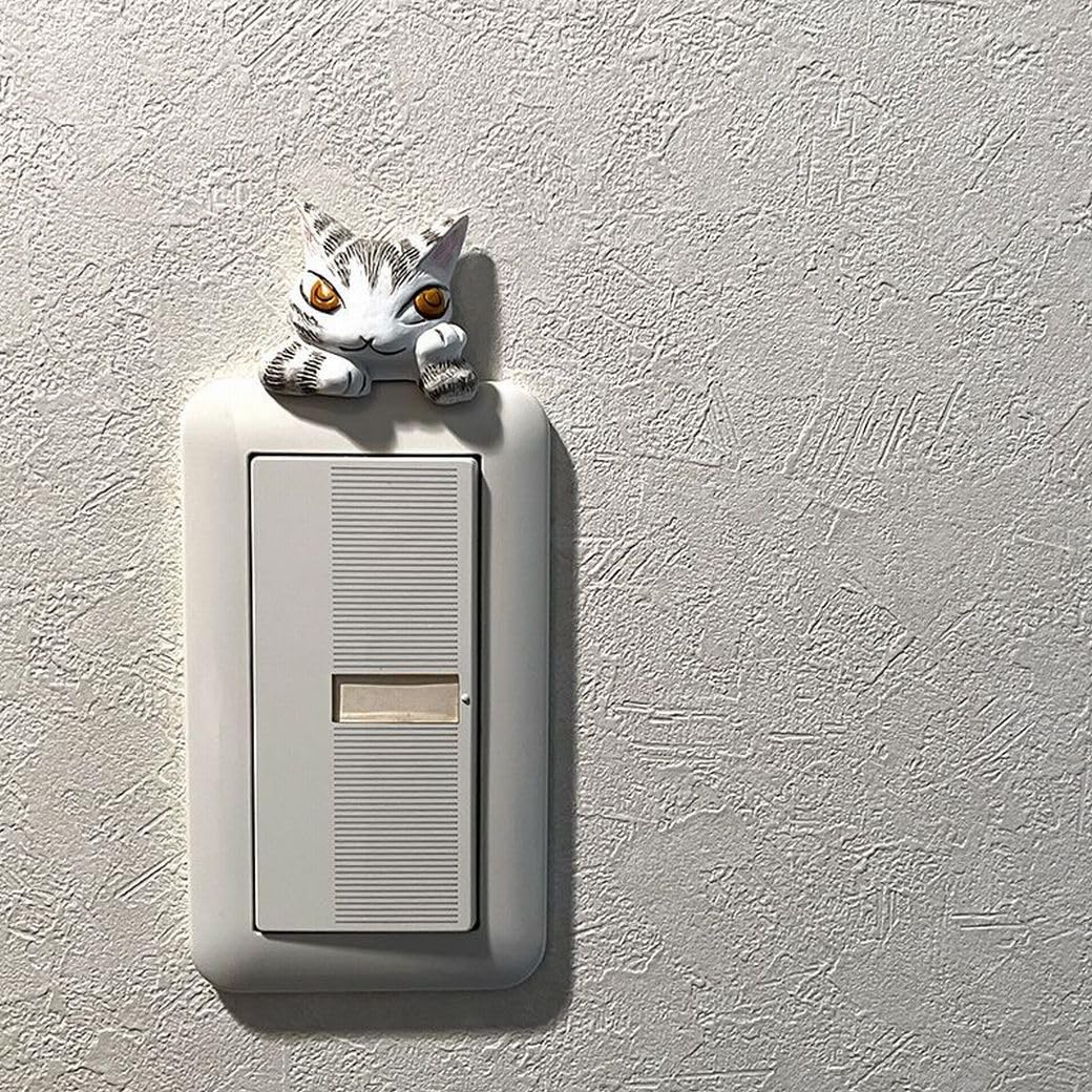 Amazon.co.jp: [わちふぃーるど] ダヤン スイッチプレートアクセ 方