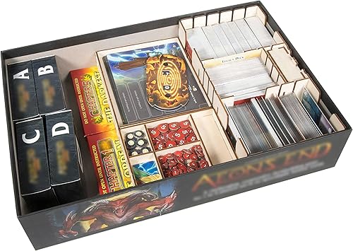 Miniatura 2 de The Broken Token Organizador de juegos - Aeon's End: Legacy - Organizador de juegos compatible, caja de almacenamiento de madera para juegos de mesa