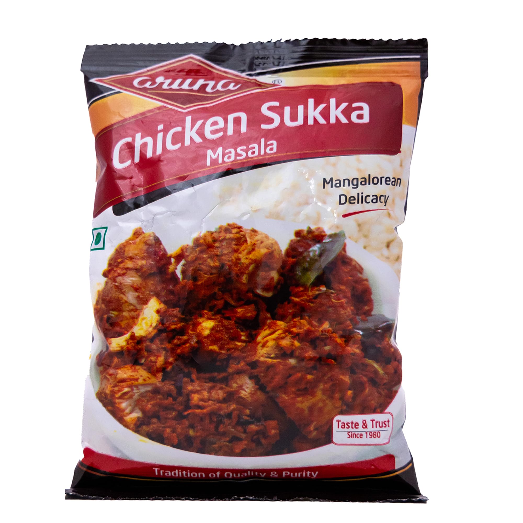 Aruna Mangalore Chicken Sukka Masala Powder- 80g (Q&E) Ideal for Chicken/Paneer/Mushroom Sukka| Mangalorean Delicacy| No Added Preservatives (B08TTNMMWD) Amazon Price History, Amazon Price Tracker