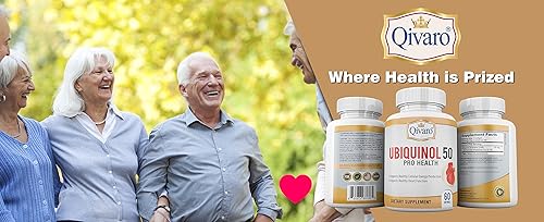 QIH23: Ubiquinol 50 Pro Health COQ10 (60 cápsulas) - Suplemento de ubiquinol con forma activa de coenzima Q10 - Potente antioxidante para la
