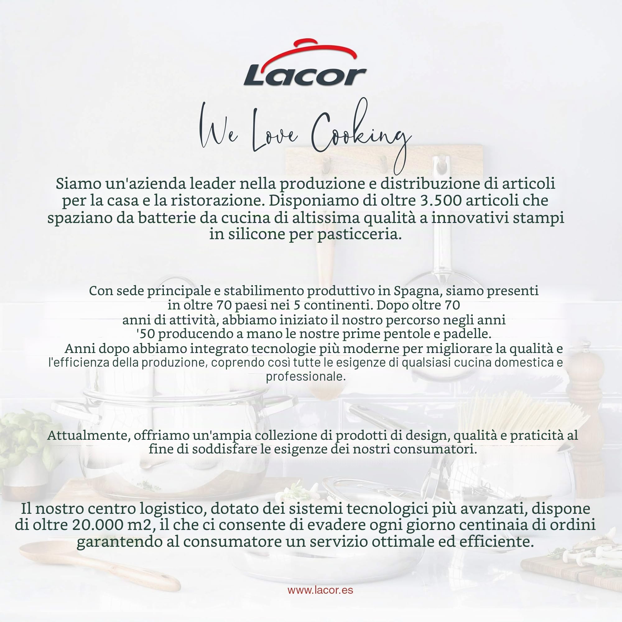 Lacor 60391 - Macchina manuale per la pasta fresca con manovella | Utensile professionale duraturo; progettato per prestazioni ottimali e una pulizia rapida in lavastoviglie