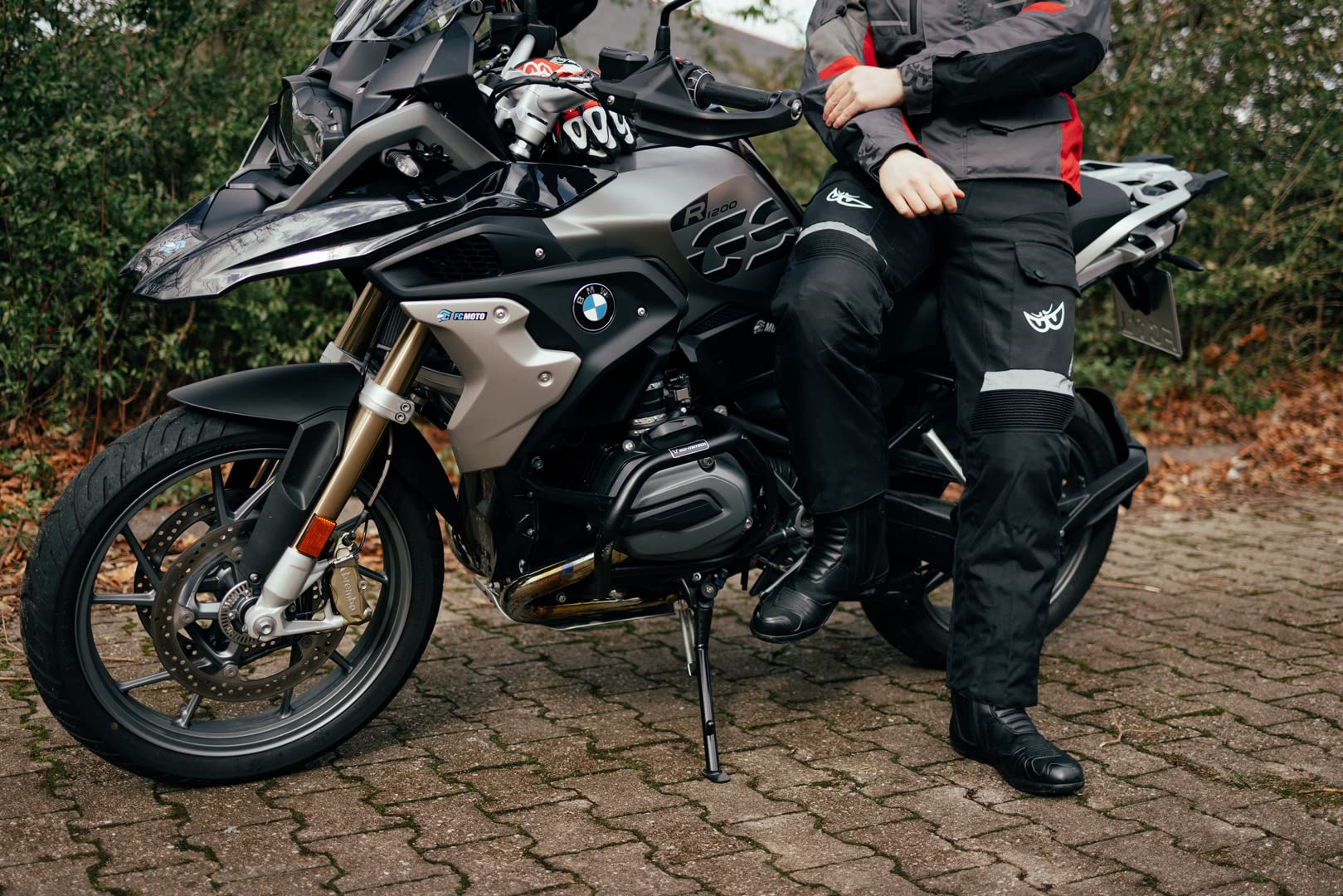 Berik Cargo wasserdichte Motorrad Textilhose, schwarz, 58