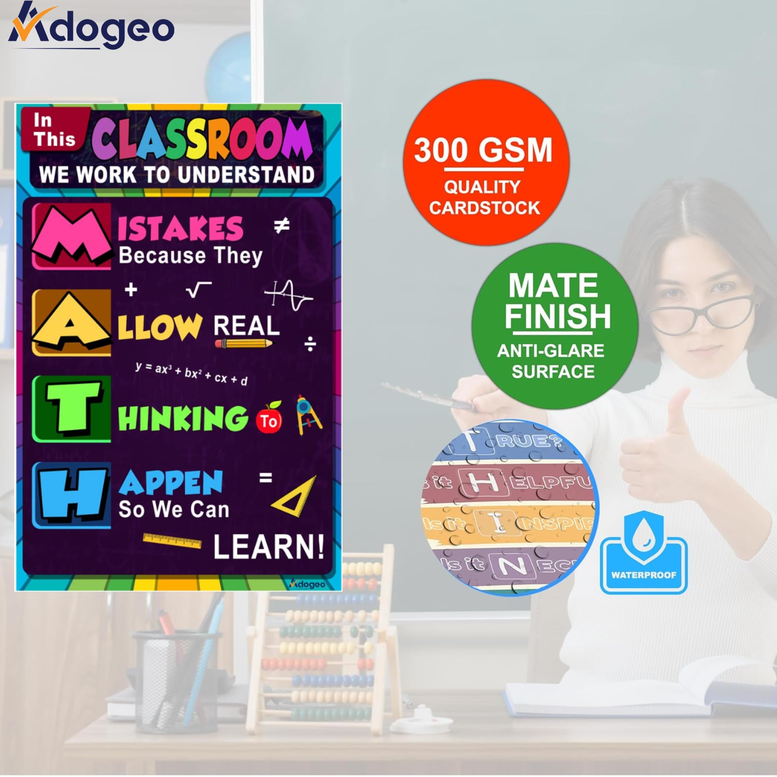 Snapklik.com : ADOGEO Math In This Poster Set