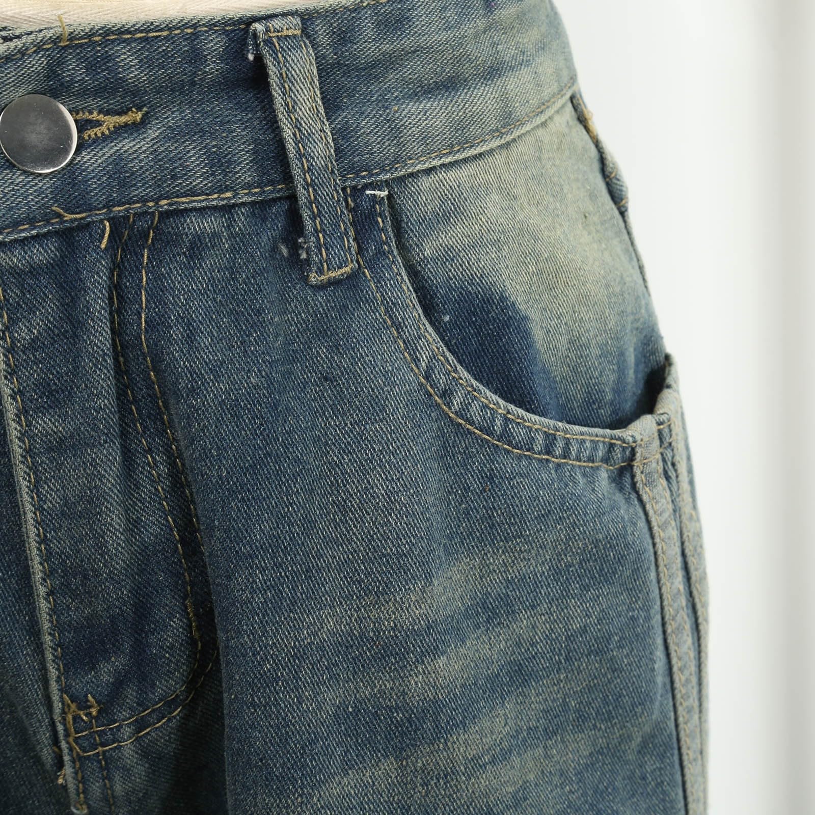Vaqueros Mujer Ropa Pantalones Rectos Jeans Elasticos Tallas Grandes De Deportivos Baile Urbano Casual Talla Grande Anchos Y2K Push Up