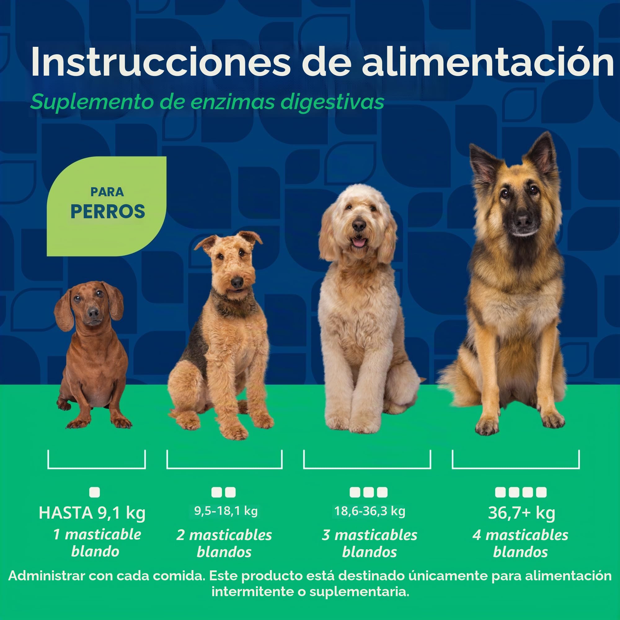NaturVet – Enzimas digestivas – Además de probióticos y prebióticos – Ayuda a apoyar el Cambio de la Dieta y un tracto digestivo Saludable – para Perros y Gatos (masticables Suaves, 120 Unidades)