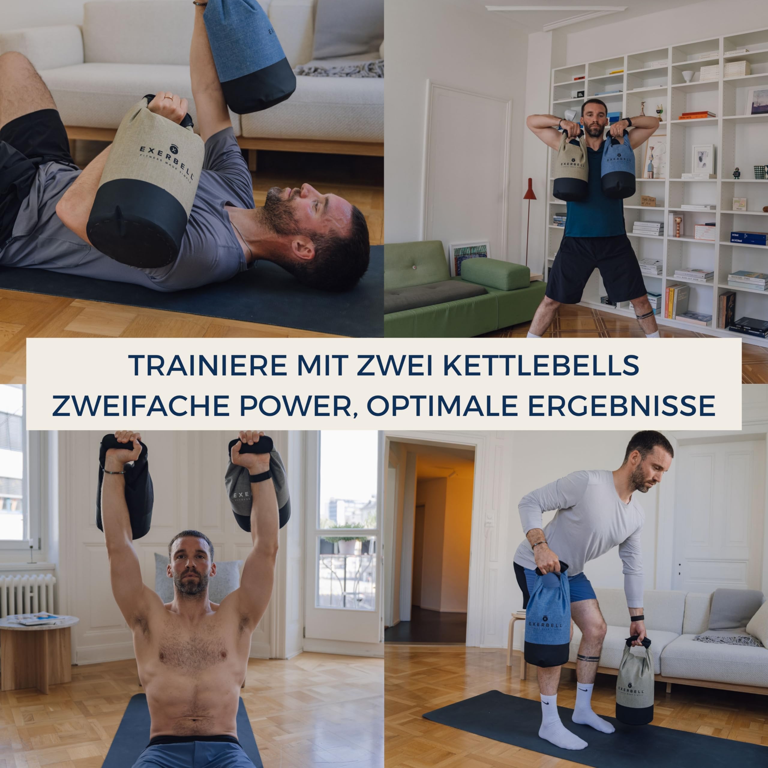 Kettlebell verstellbar 2-14kg – Faltbare Wasser Sandsack Training Tasche – Soft Gewichtssack für Home-Gym Reise HIIT – Auslaufschutz Kettelball mit Skala – Funktionelles Fitness Equipment