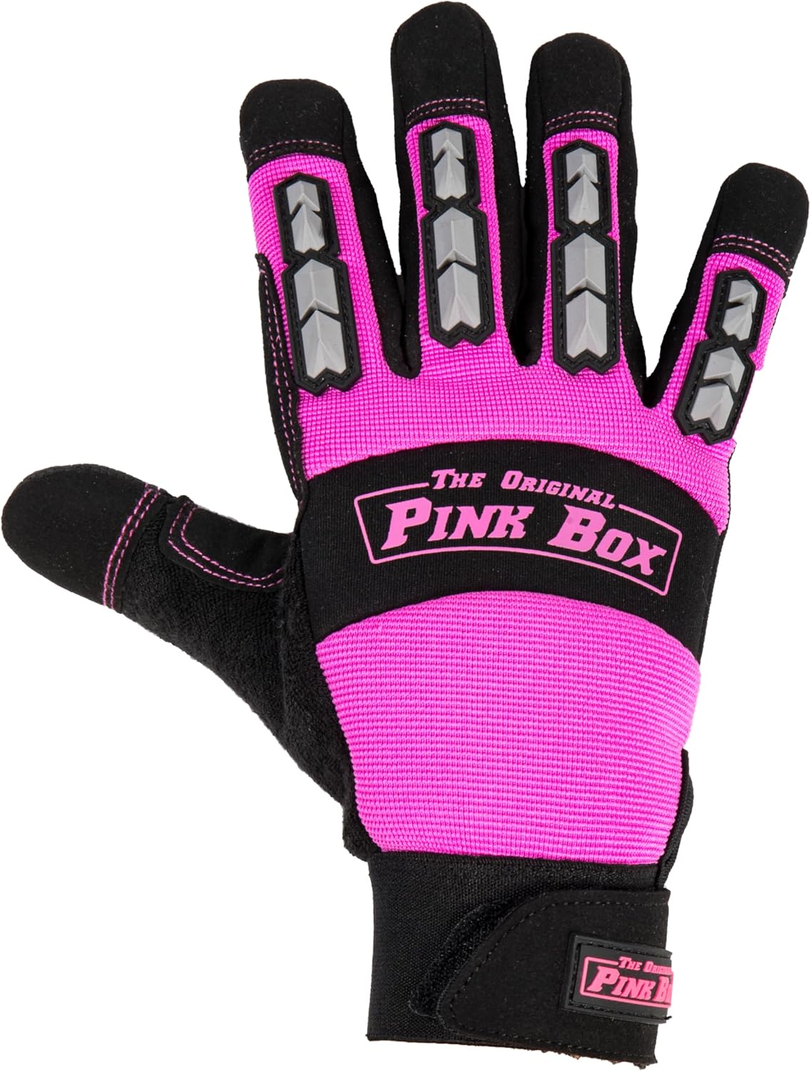 Heavy-Duty Utility Work Gloves | Breathable w/Synthetic Leather Reinforcements, Touchscreen Fingertips, Pink, (Medium)