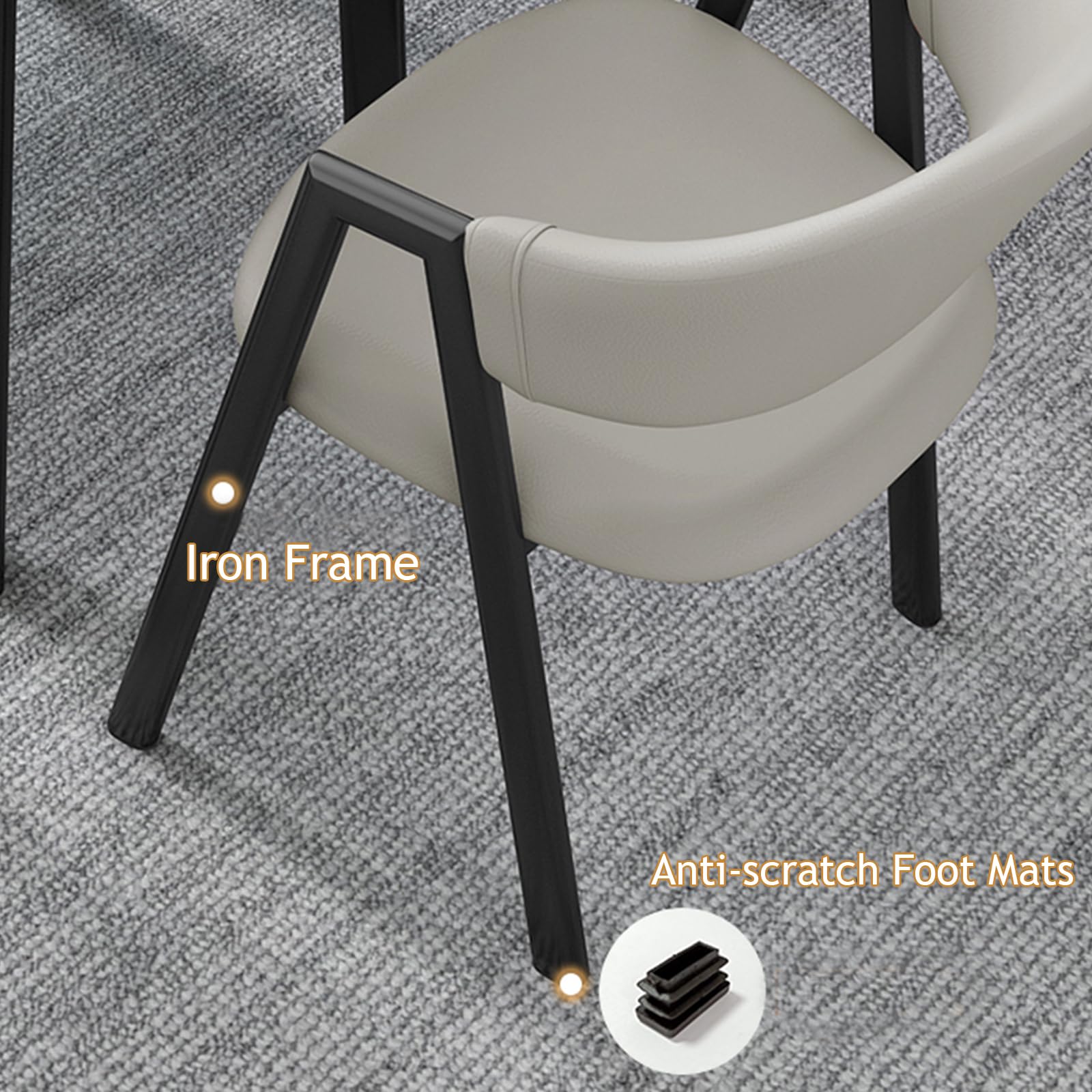 Juego de mesa y sillas de conferencia de 5 piezas para 4 personas, pequeño, redondo, que ahorra espacio, ideal para salas de recepción y reuniones, con sillas con respaldo, 80 cm de diámetro, color na