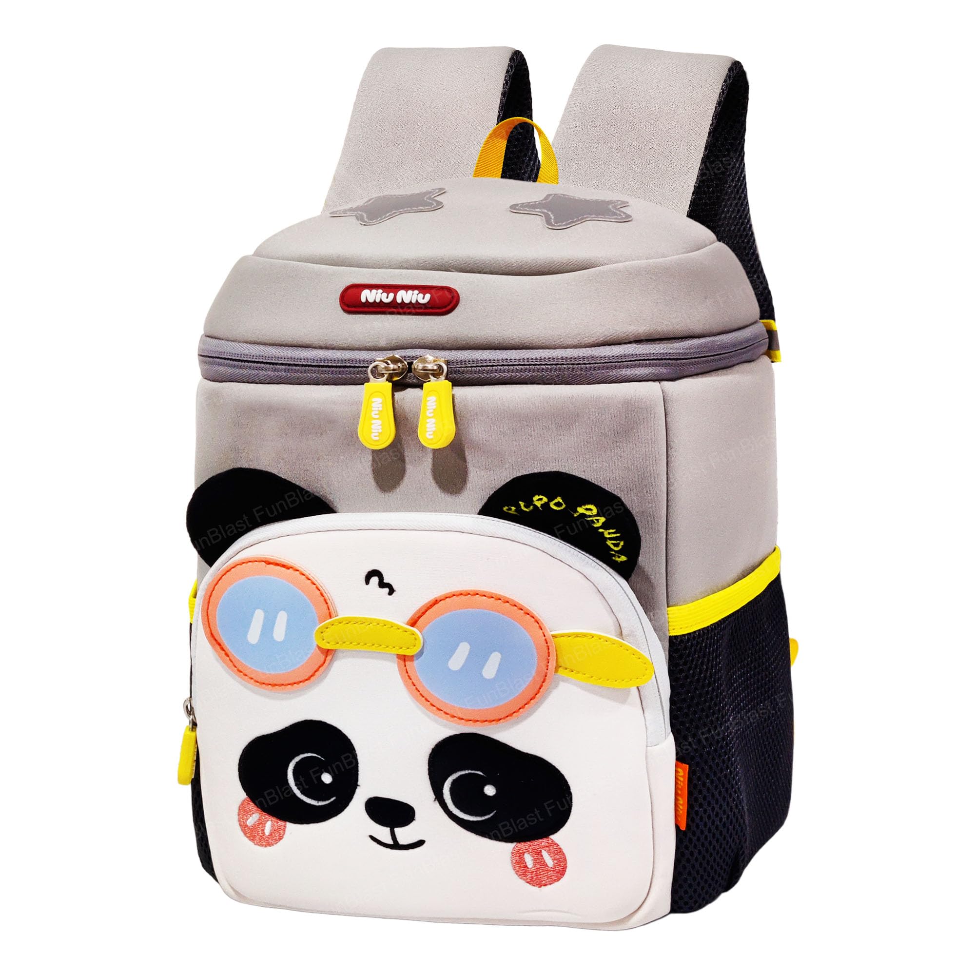 FunBlast Bagpack for Kids – Panda Theme Bags for Small Kids, Bags for Pre-Schoolers, Small Bags for School, Picnic, Travelling Bag for 2 to 7 Years Old Kids (33 X 26 X 16 CM)