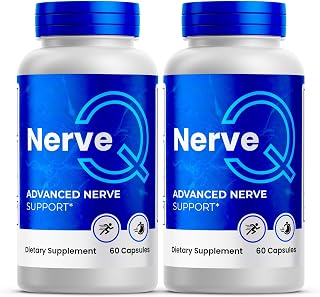 (2 Pack) Nerve Advanced Nerve Capsules, Official All Natural Nerve Support Pills for Circulation and Maximum Strength, Advanced Formula Nerve Neuropathic Multivitamin Supplement (120 Capsules)