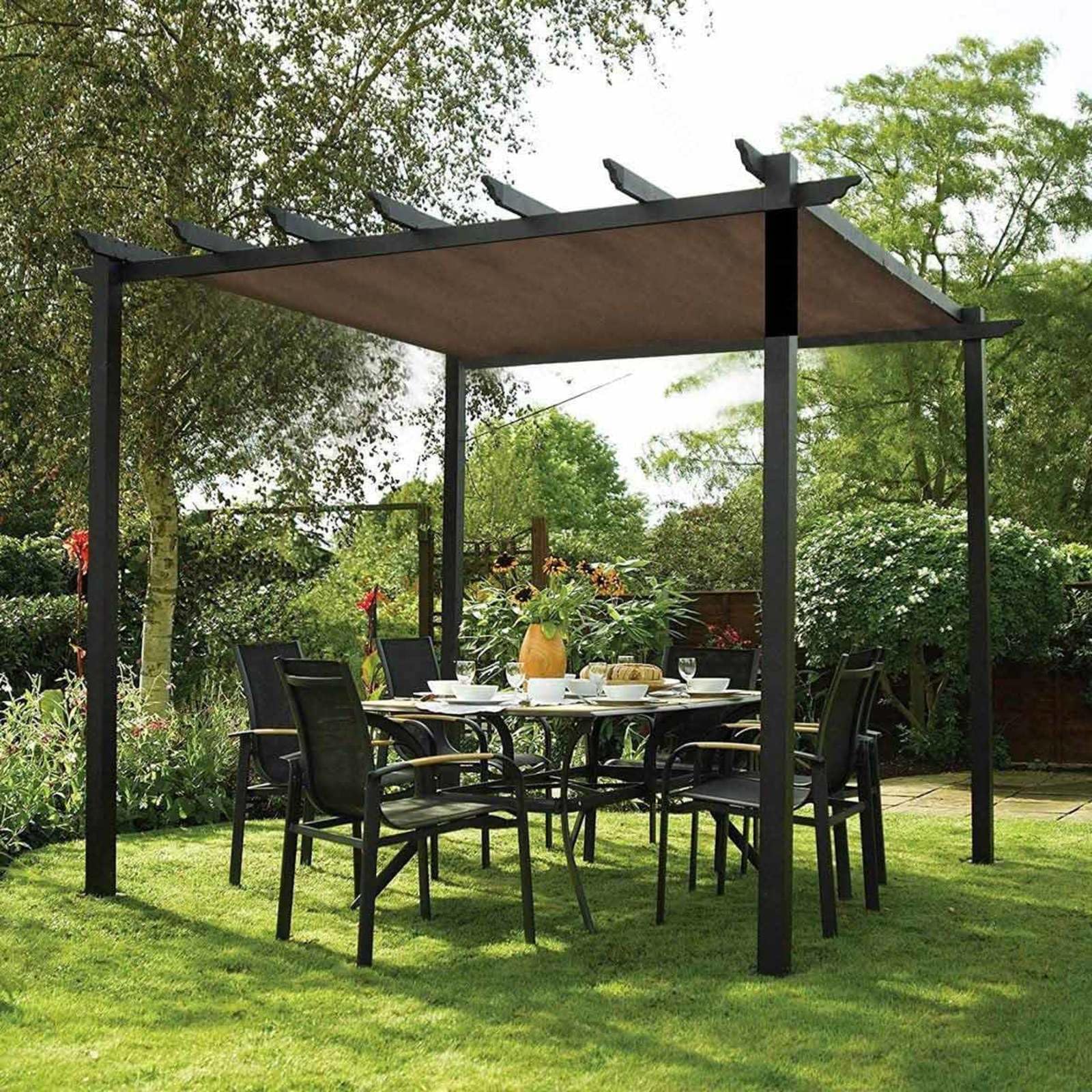 Voile d'ombrage 4 x 7 m de qualité supérieure avec maille résistante