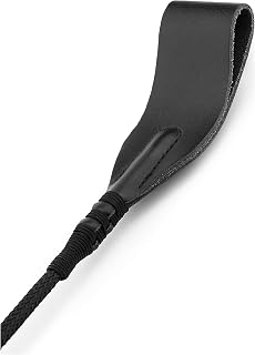 MALINERO Crop Riding Genuine Leather Riding Crop Black Riding Crop Horse Crop Riding Crops for Horses Equestrian Riding Crop English Riding Crop Horseback Riding Crop