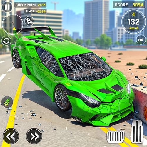 Derby Car Crash Simulator Compilation Accident - Crashes of Cars Game