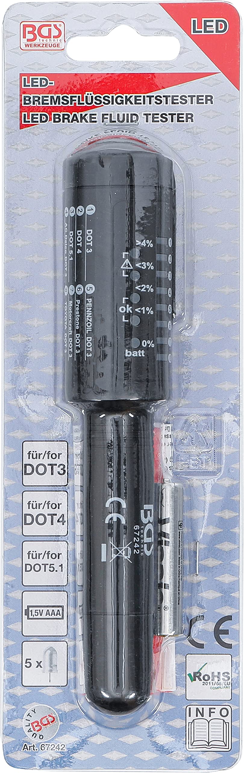 BGS 67242 | Tester liquido freni