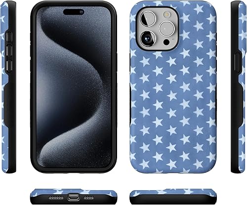 Vista 1483 de Casely Funda para iPhone 15 Pro Max Jardín Secreto Flores mixtas Funda atrevida Compatible con MagSafe y botón de acción Secret Garden
