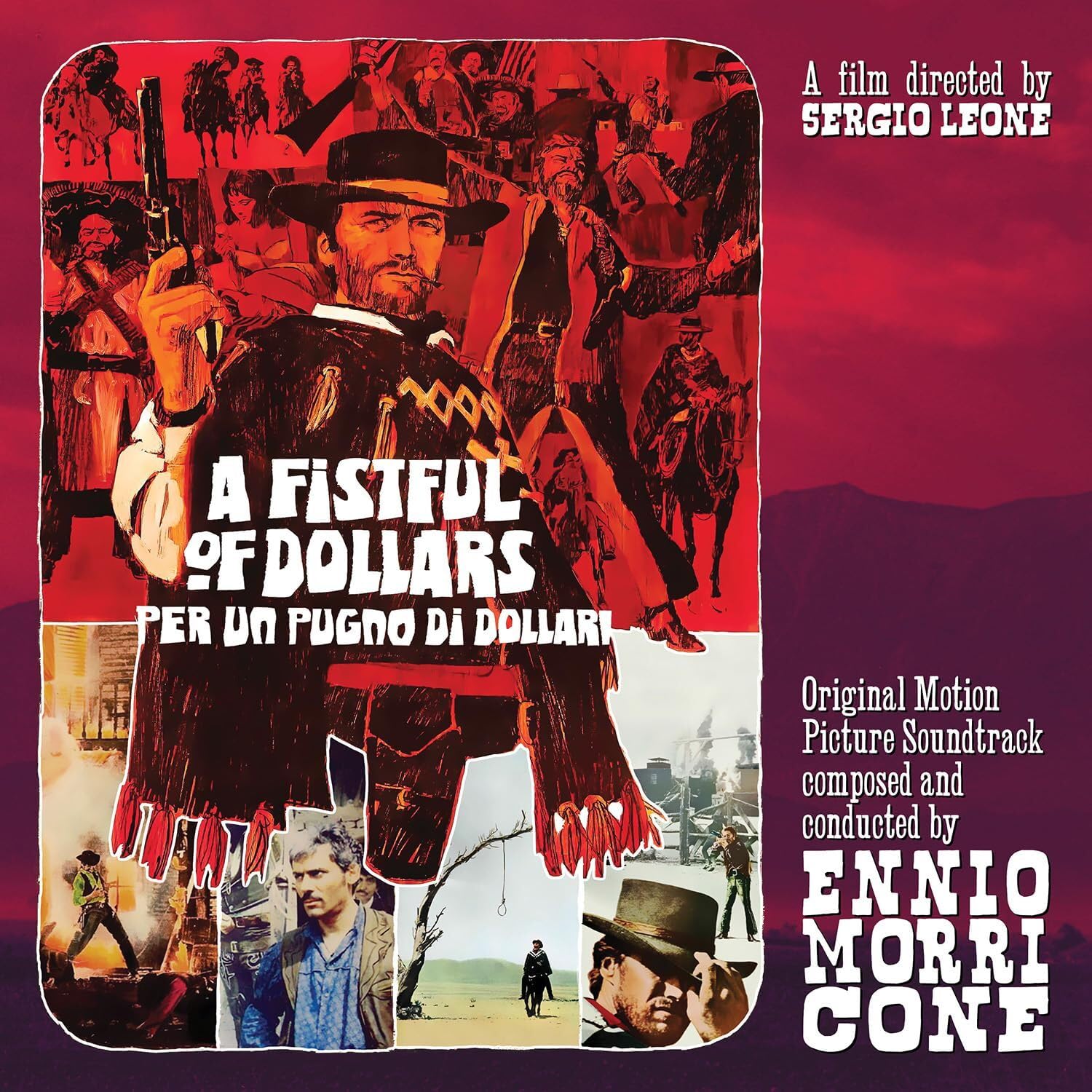 A FISTFUL OF DOLLARS - ENNIO MORRICONE - ORIGINAL SOUNDTRACK - 12"" VINLY ALBUM