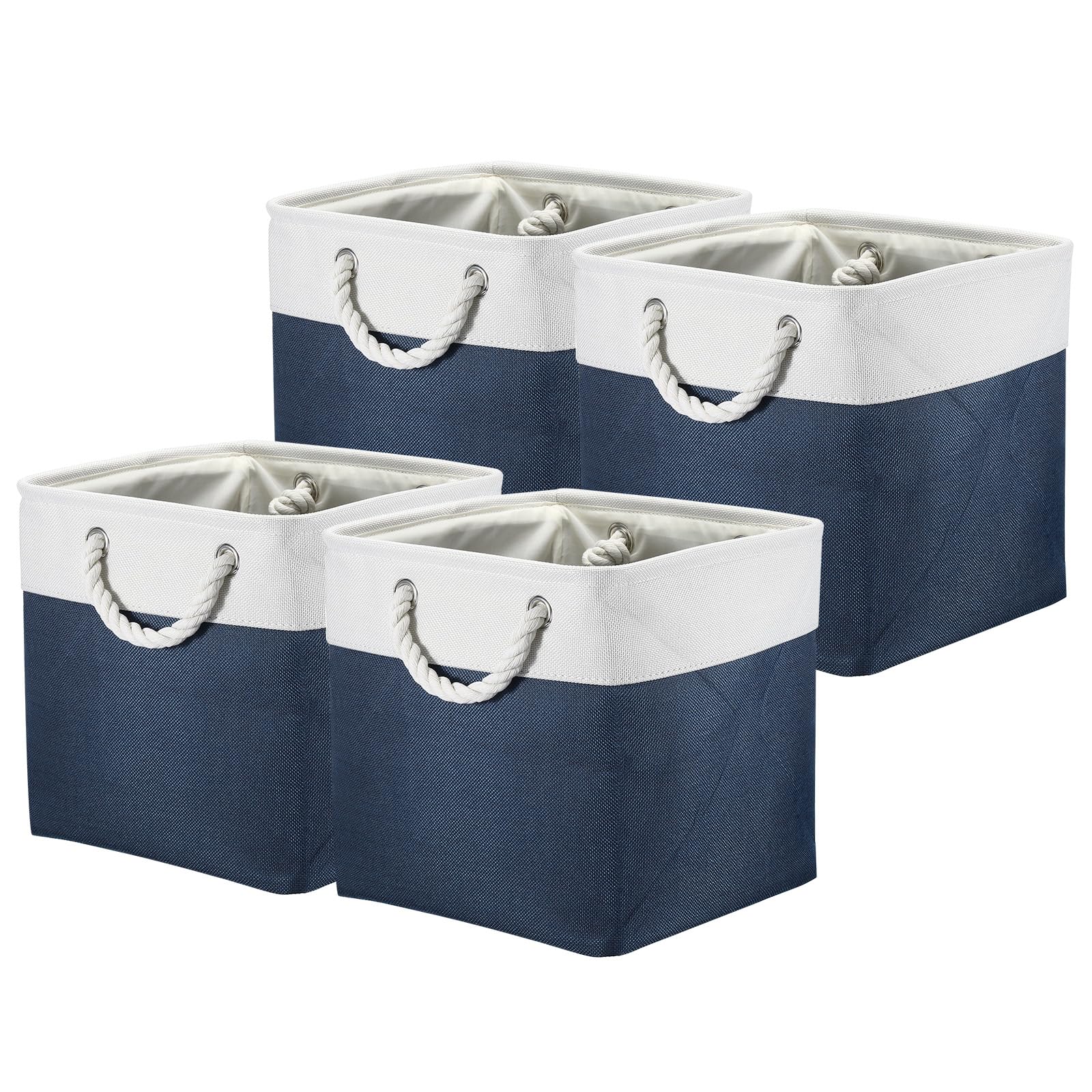 Panier de rangement pour chambre PATIKIL boite tissu pliable cube étagère dressing salle de bain