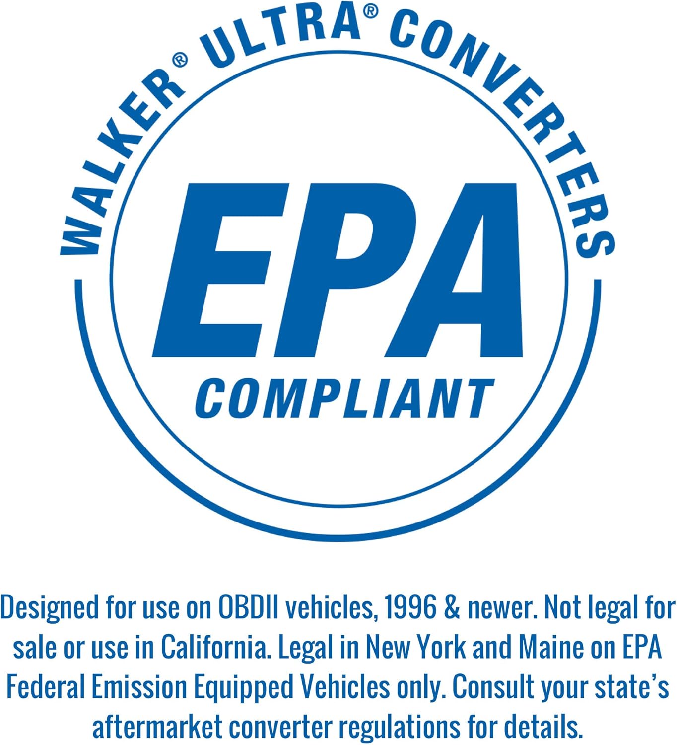 Walker Ultra EPA 16299 Direct Fit Catalytic Converter for Honda Accord