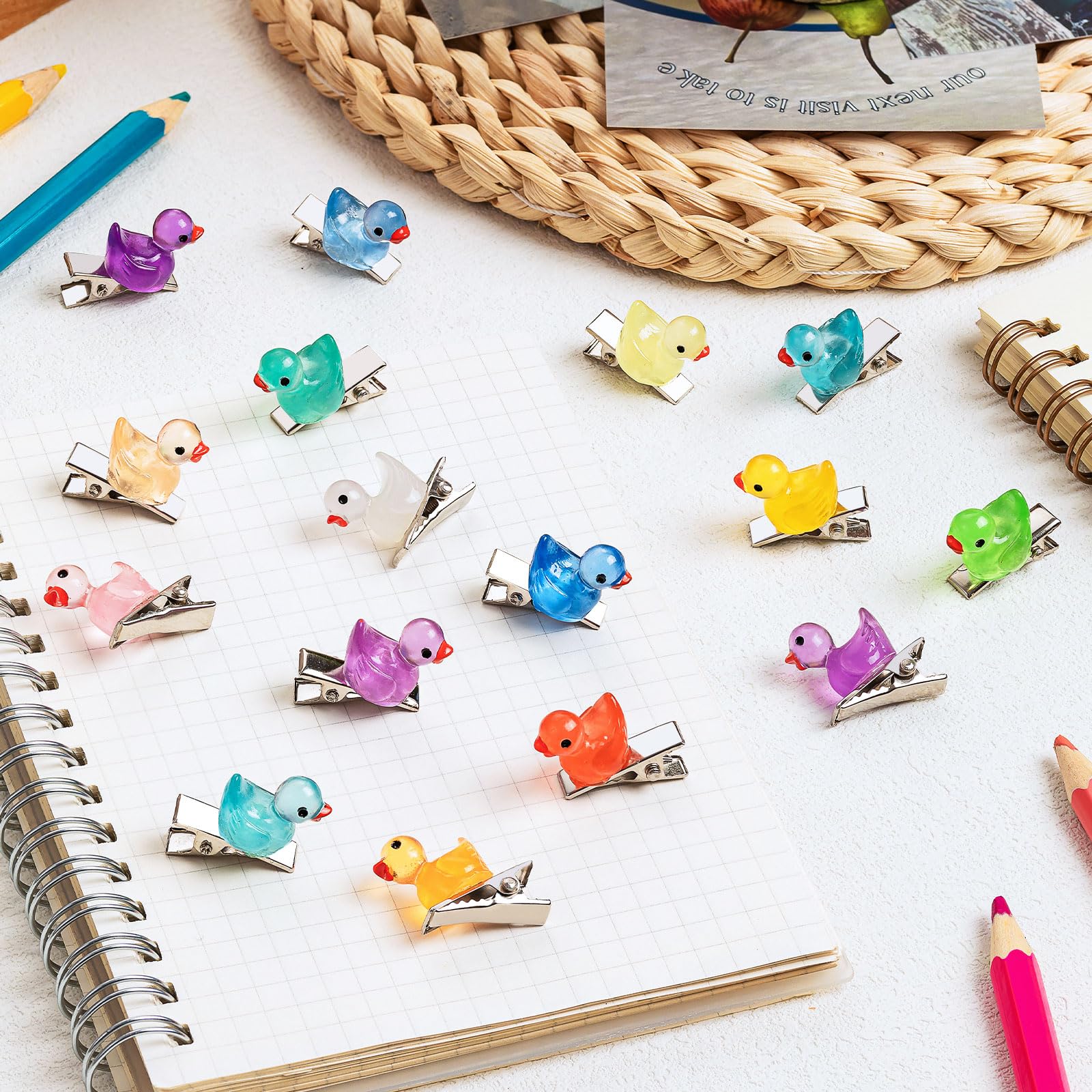Mini Glow Hair Clips for Women Girls Animals Rave Festival Party Accessories Amazon.com : 42Pcs Sprouts Rave, Cute Rave Trinkets Mini  main image 4