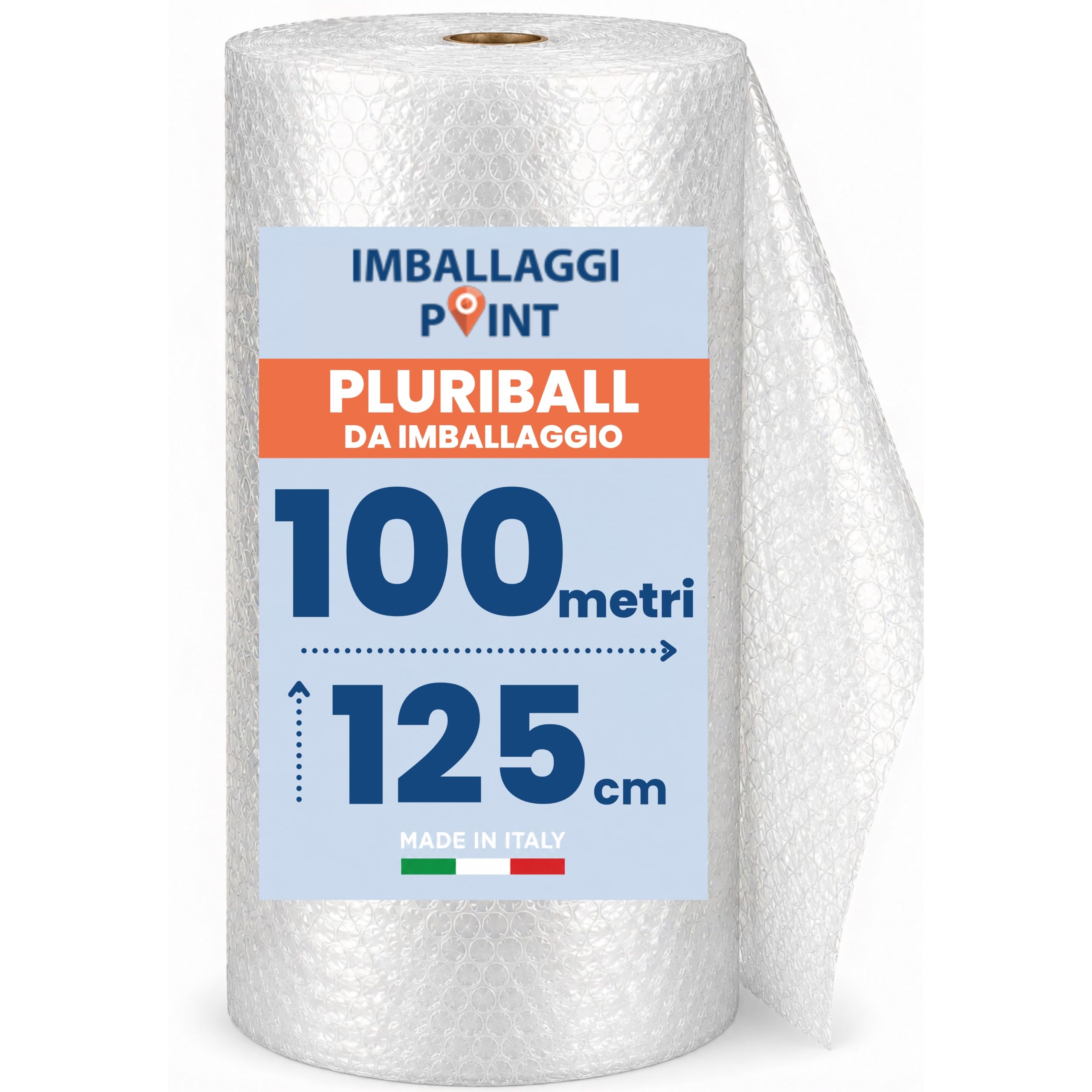 Pluriball 100 metri x 125 cm Set da 1pz Imballaggi Point