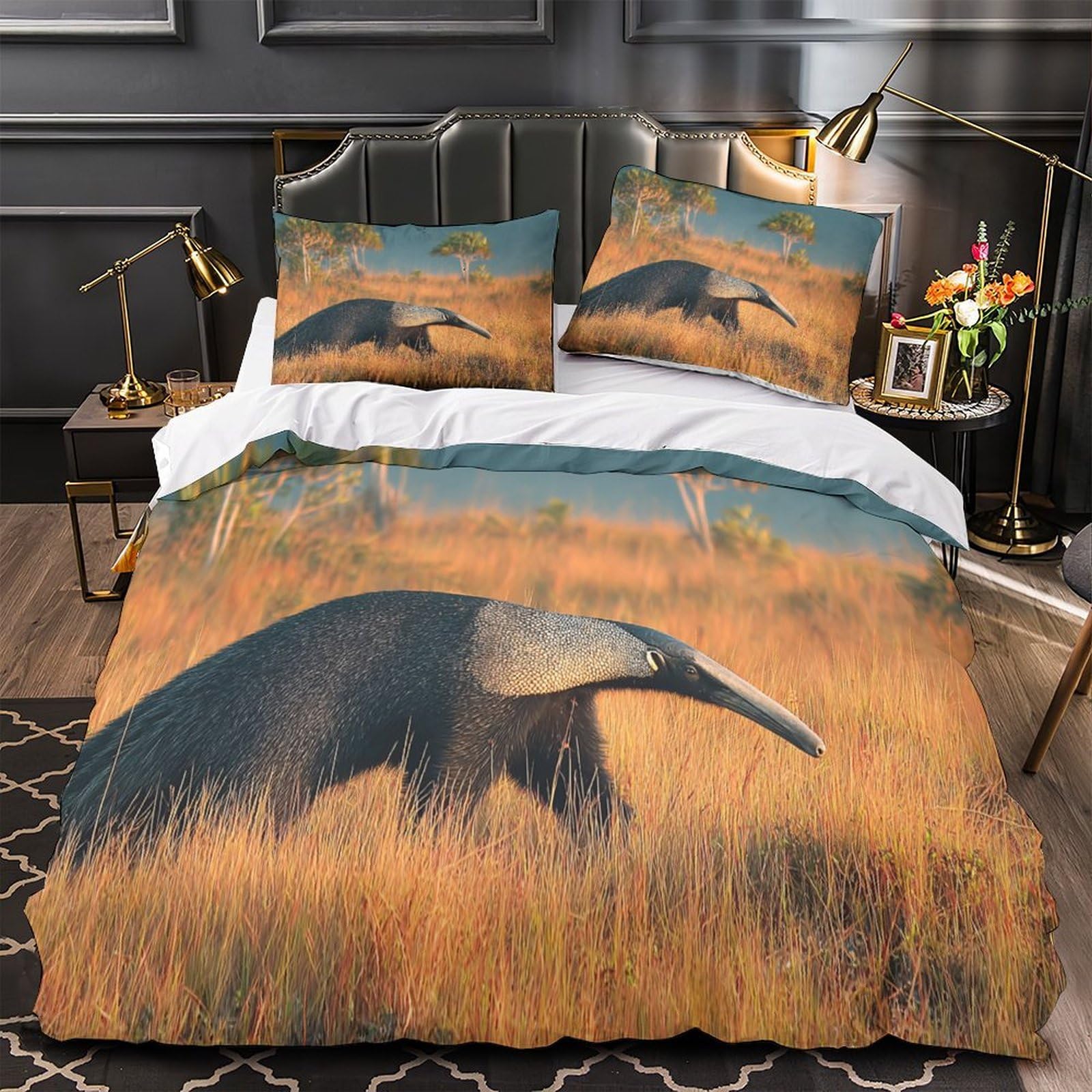 Parure de Lit 3D Imprimée Hypoallergique et Légère en Microfile Ultra Douce pour Chambre Enfant