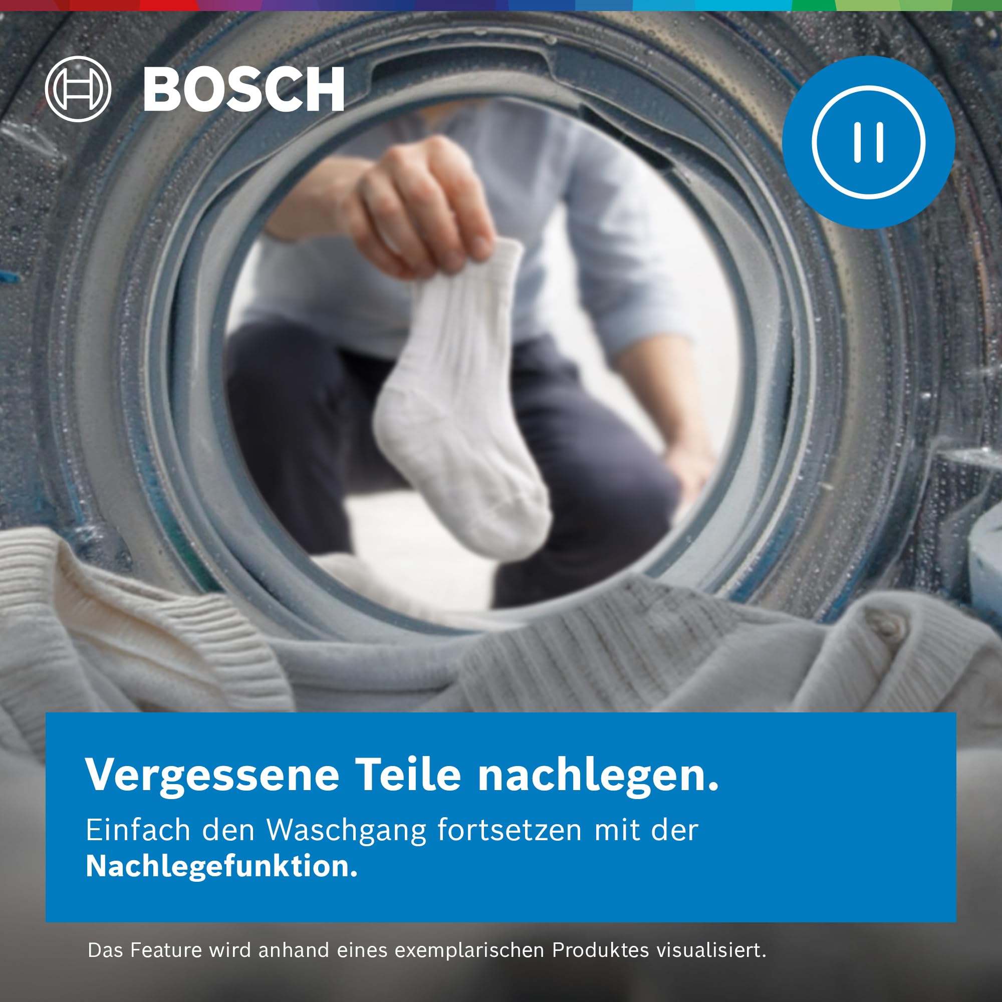 Bosch Serie 4 Waschmaschine 8 kg 1400 UpM WAN282K4