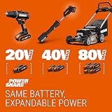 WORX Cordless Drill 20V WX108.9, Max Torque of 40Nm, Chuck φ13mm, Ideal for Small Jobs, 2 Variable Speeds, Compact and Light, No Battery or Charger - 7