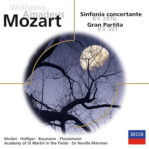 Mozart Sinfonia Concertante for Flute, Oboe, Horn & Bassoon in E flat
