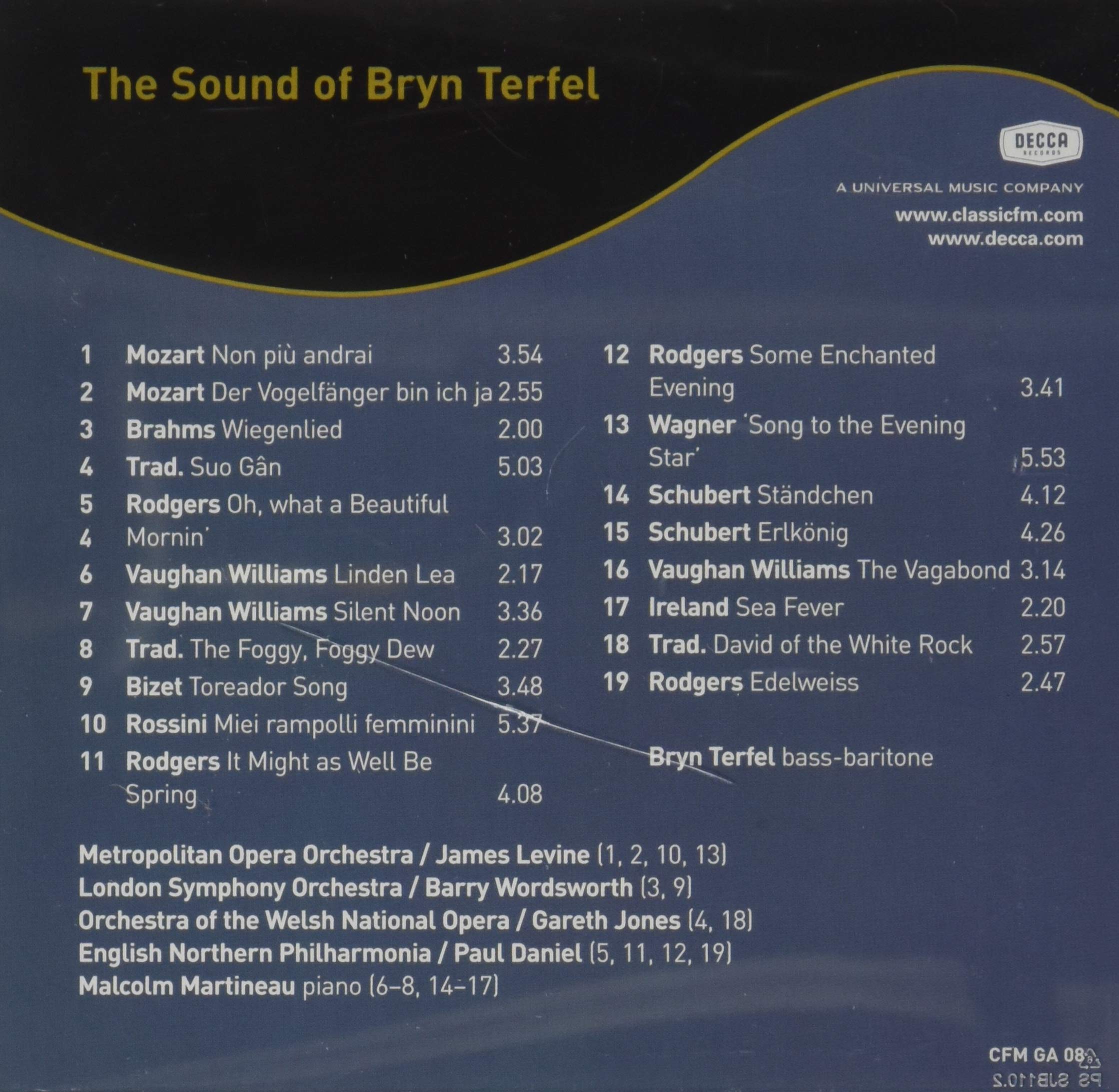 Mozart-Rossini - The Sound Of Bryn Terfel
