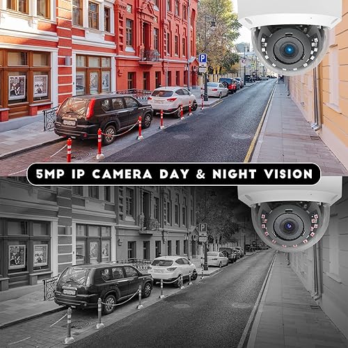 Miniatura 9 de Cámara de seguridad IP vandálico de 8MP 4K PoE para exteriores, cámara PoE de red IP H.265 con lente de 0.110 in, gran angular de 105, micrófono