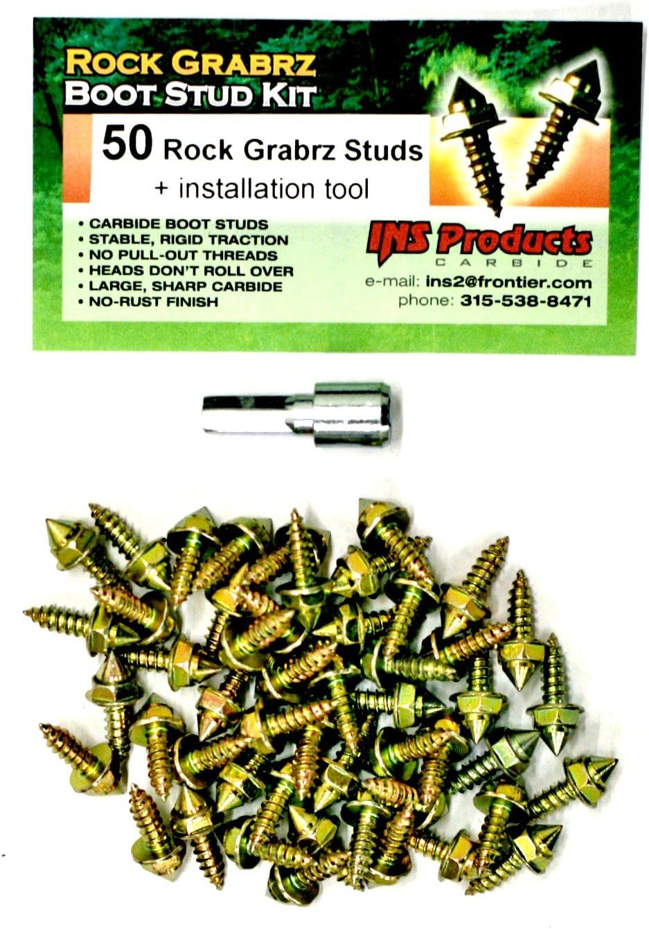 INS Products Rock Grabrz Boot Studs (30): Sports & Outdoors