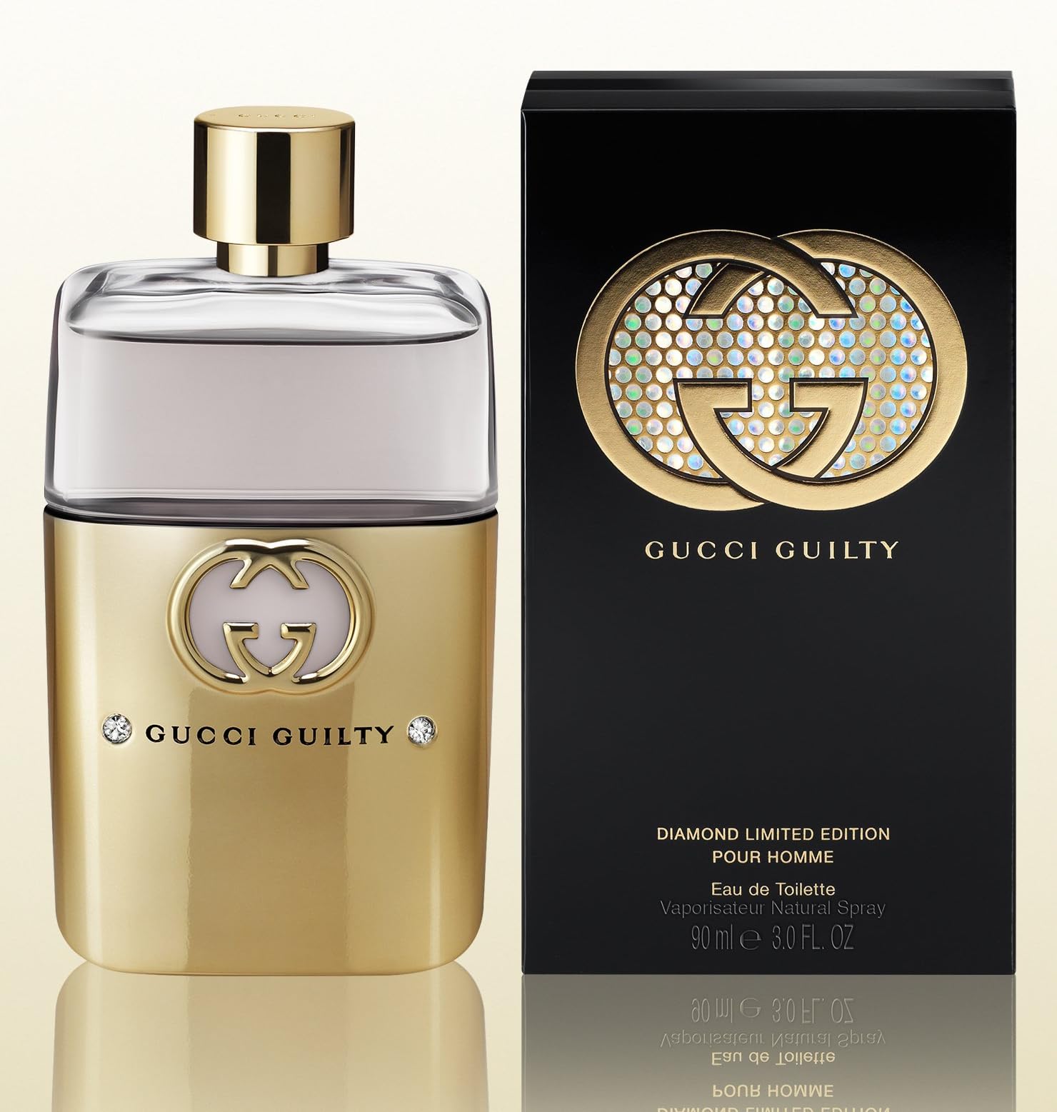 G_u_c_c_i Guilty Diamond Pour Homme Eau De Toilette Spray (Limited Edition) 3.0 Oz.