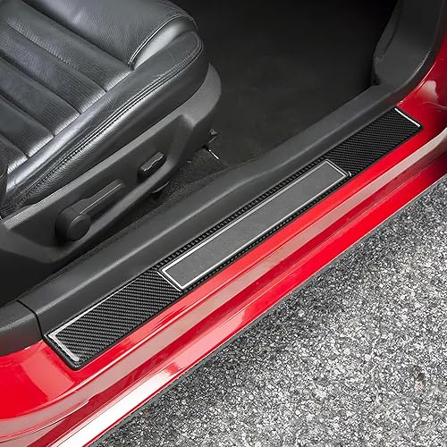 Miniatura 13 de Car Air Conditioning Control Panel Sticker Cover for Ford Mustang GT Shelby 2005 2006 2007 2008 2009 Accessories Carbon Fiber Decal Air Conditioning