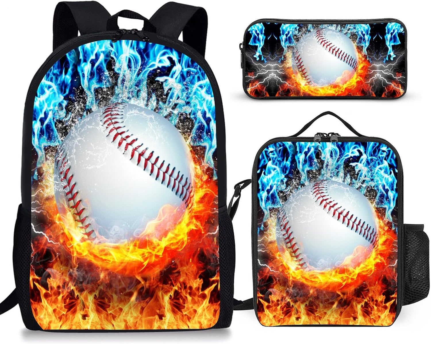 Tehotabe Kids Backpack Set - 3-Piece School Backpack With Insulated Lunch Bag & Pencil Case - View #8