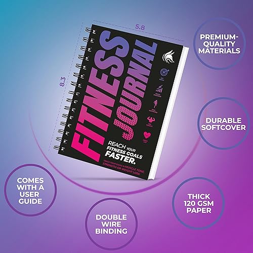 Miniatura 2 de Clever Fox Diario de fitness libro de registro de entrenamiento, planificador diario de acondicionamiento físico diario para mujeres y hombres.