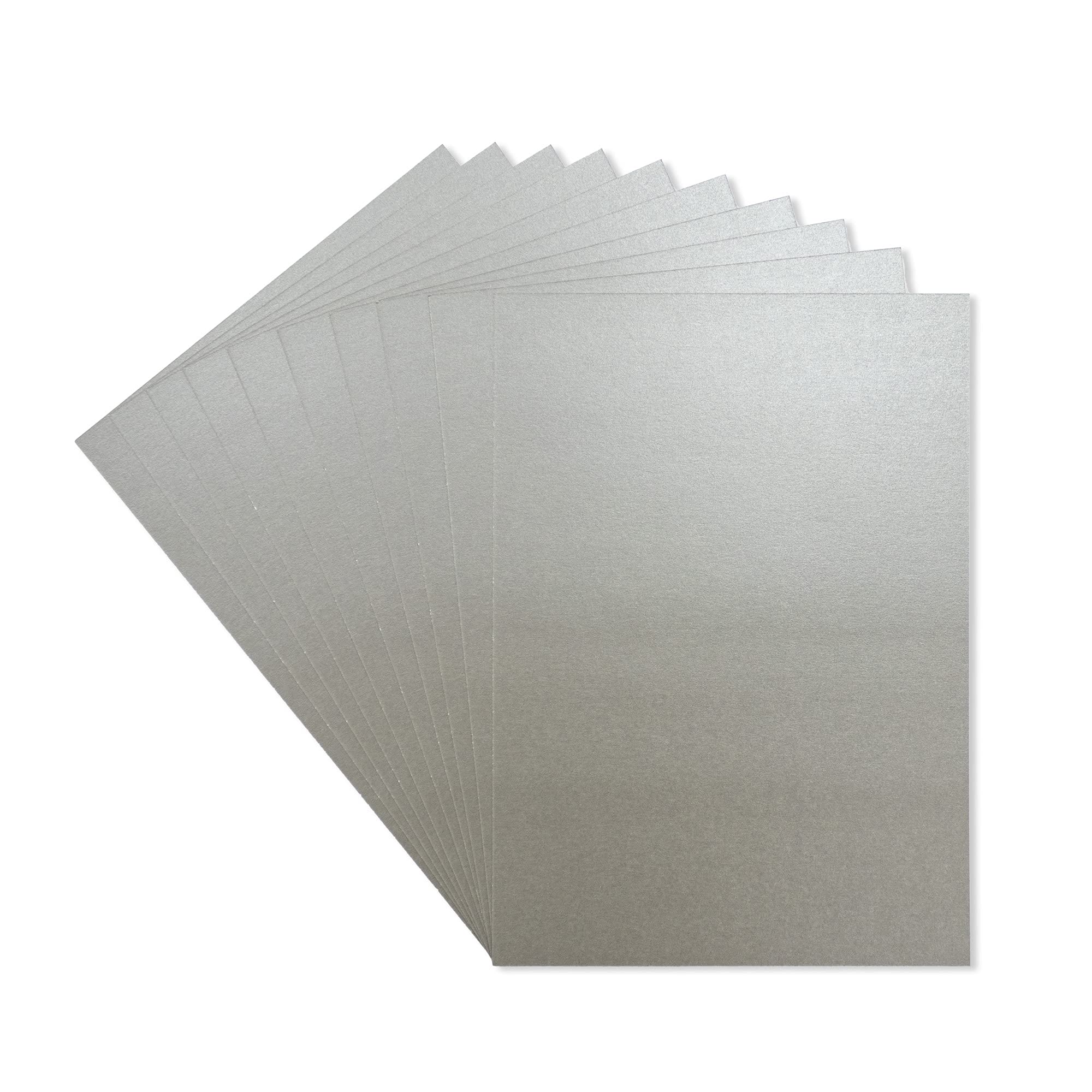 Crafters Companion CP10-ANTH Centura Pearl single colour 10 Sheet Pack-Anthracite, cardstock, 34.4 x 22.5 x 0.5 cm