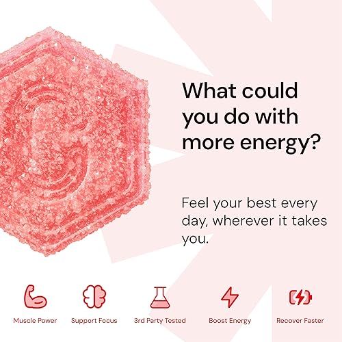 Miniatura 39 de Create - Gomitas de creatina monohidratada - Mejoran concentración, fuerza y resistencia, no se derriten, veganas, sin gluten y sin OMG, 1.5 g