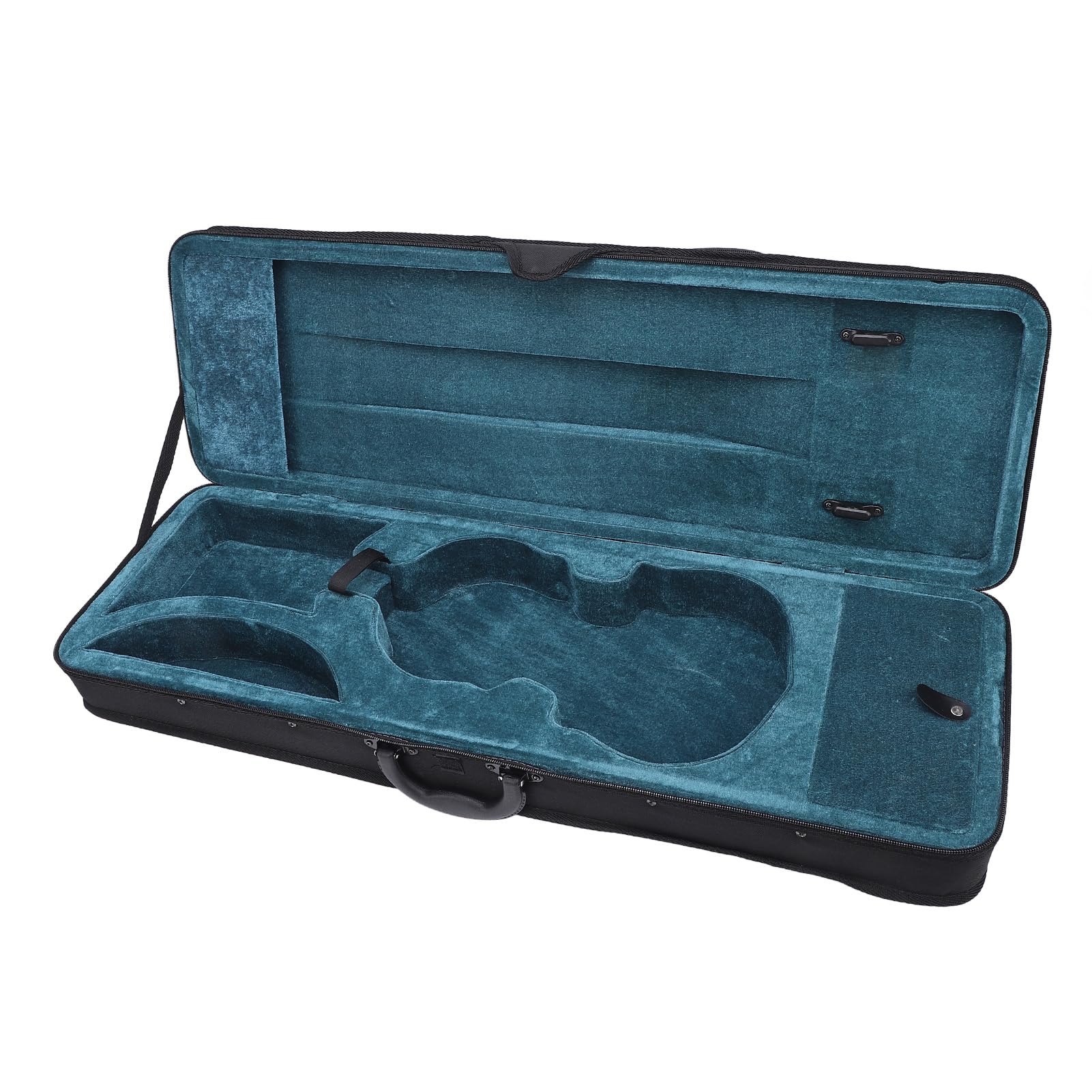 Estuche para Violín Ligero 4/4 con Espuma Protectora y Tejido No Abrasivo Estuche de Violín para Músicos Clásicos, Estudiantes, Practica Diaria, Conciertos