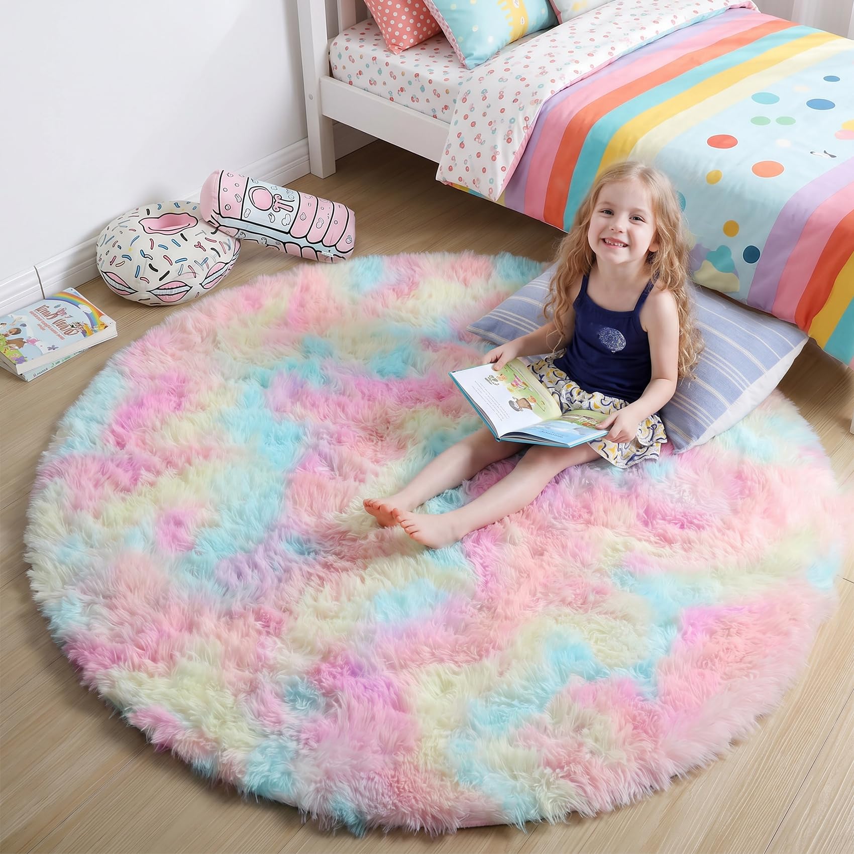 Amdrebio plush rug for playroom โ image 1