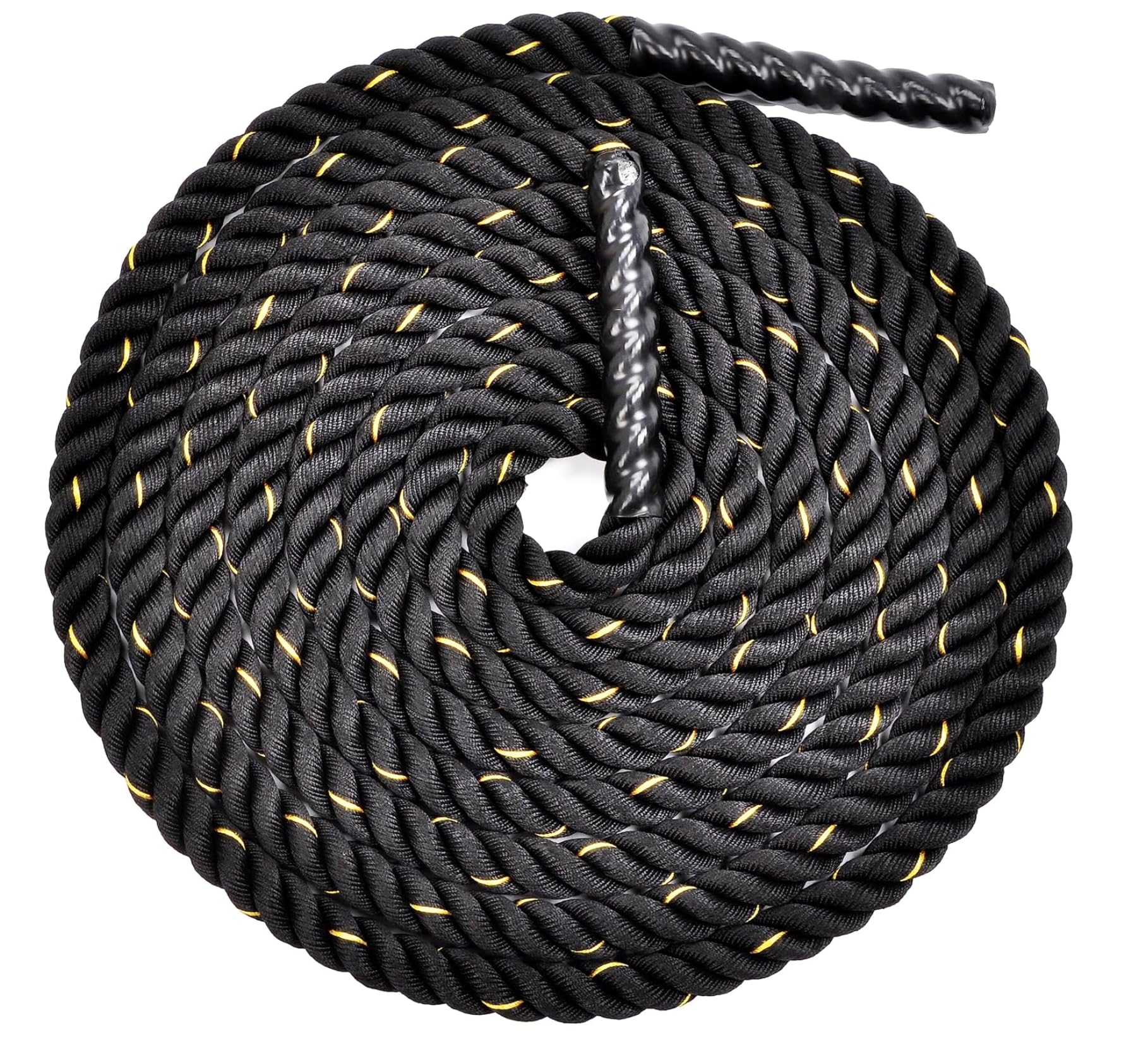 Acetopway Corde de Combat, Corde ondulatoire pour Exercices de Combat, Corde de Bataille pour Musculation de 38mm diamètre, 9m/12m/15m de Longueur (12m)