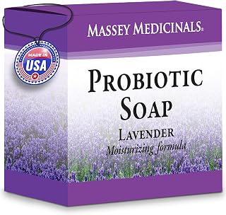 Massey's Lavender Bliss Probiotic Soap Bar - Ideal Gift for a Spa-Like Experience - Perfect for Men & Women - Elevate Your Daily Wash with this Invigorating 4oz Bar