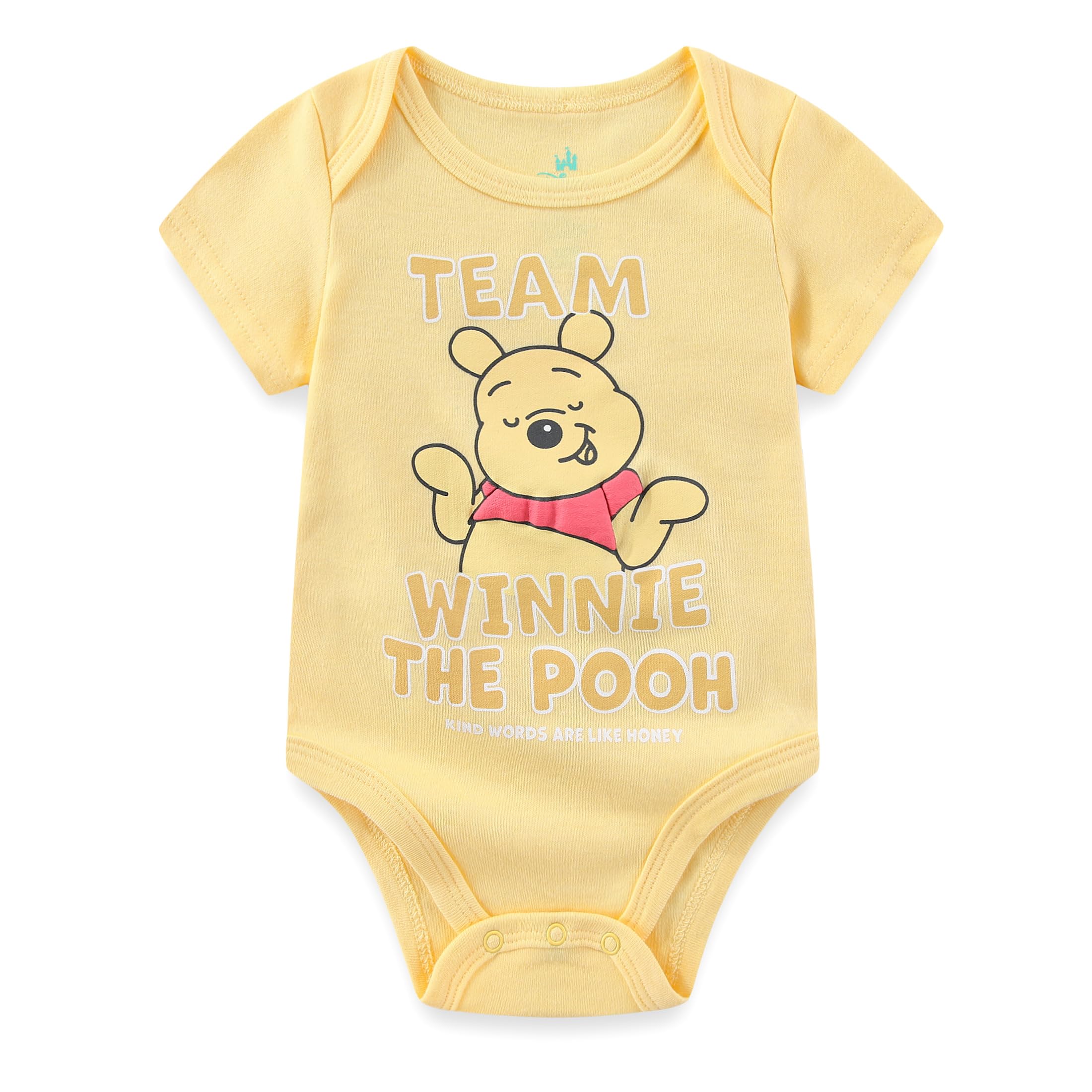 Disney Winnie the Pooh - Pelele para bebé, 3 unidades, blanco, amarillo, gris (amarillo/gris/blanco), 3-6 meses, blanco, amarillo, gris (amarillo/gris/blanco), 3-6 meses, Blanco, Amarillo, Gris