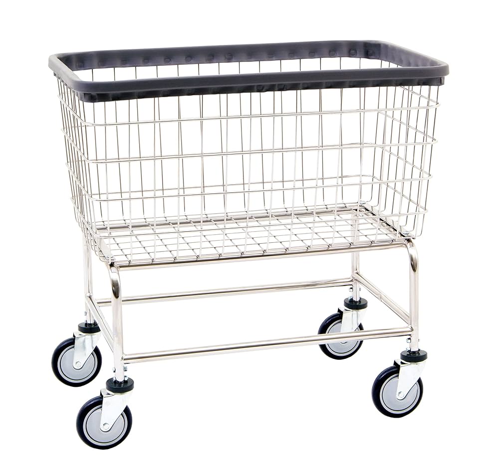 R&B Wire® 200F Extra Large Heavy Duty Wire Laundry Cart